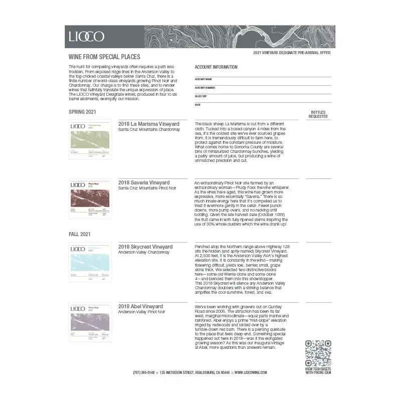 Thumbnail image of LIOCO order form for Order Form Download Asset